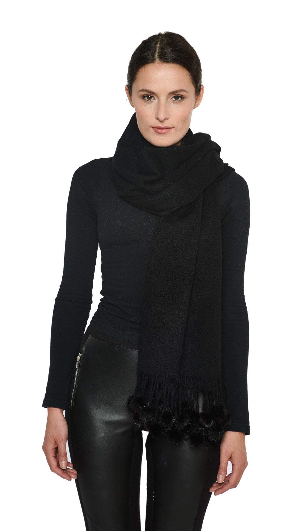 Cashmere Pashmina Groupcashmere Shawl Scarf Scarves Wrap W Mink