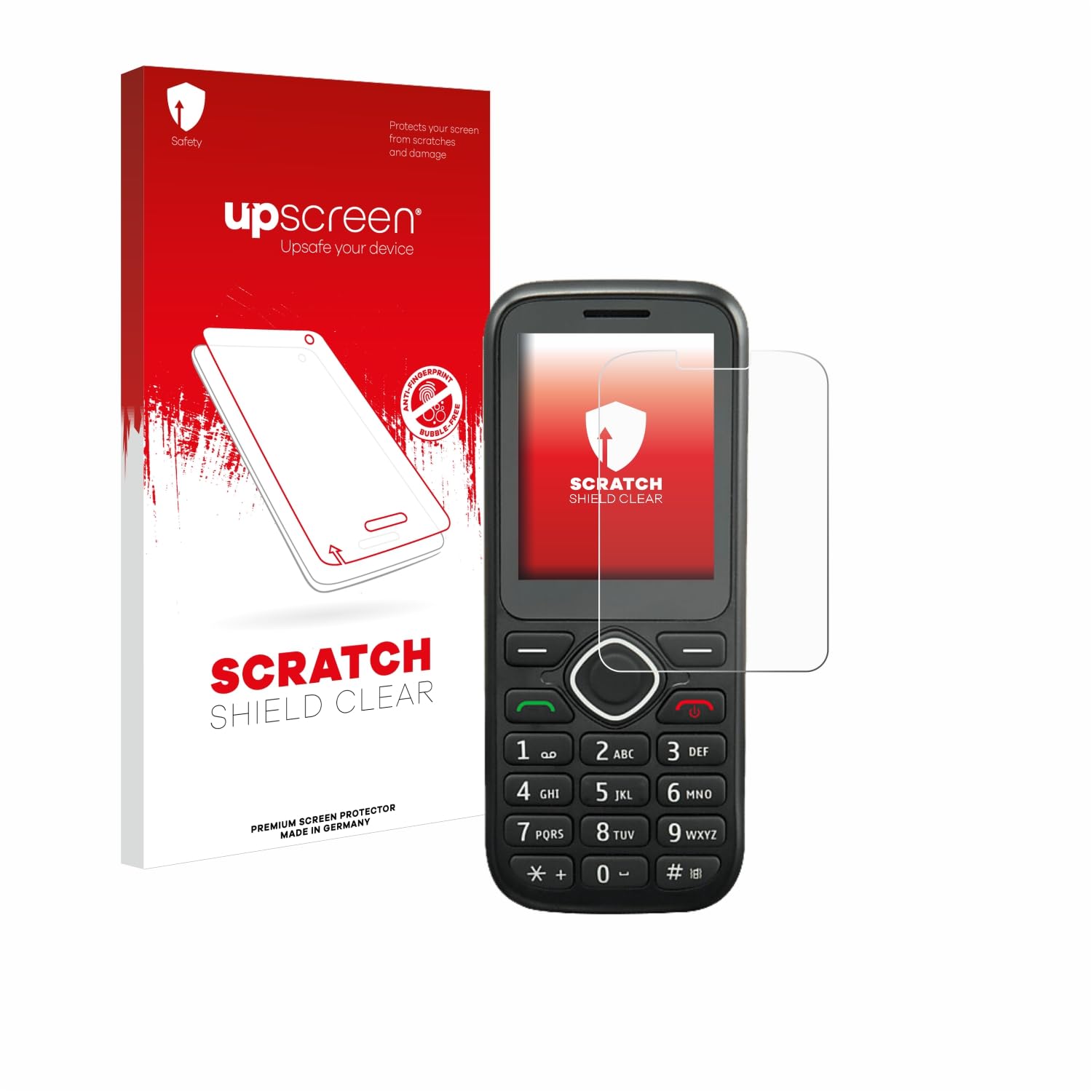 upscreen Scratch Shield Screen Protector Compatible with OK. OMP 11 - HD-Clear, Anti-Fingerprint