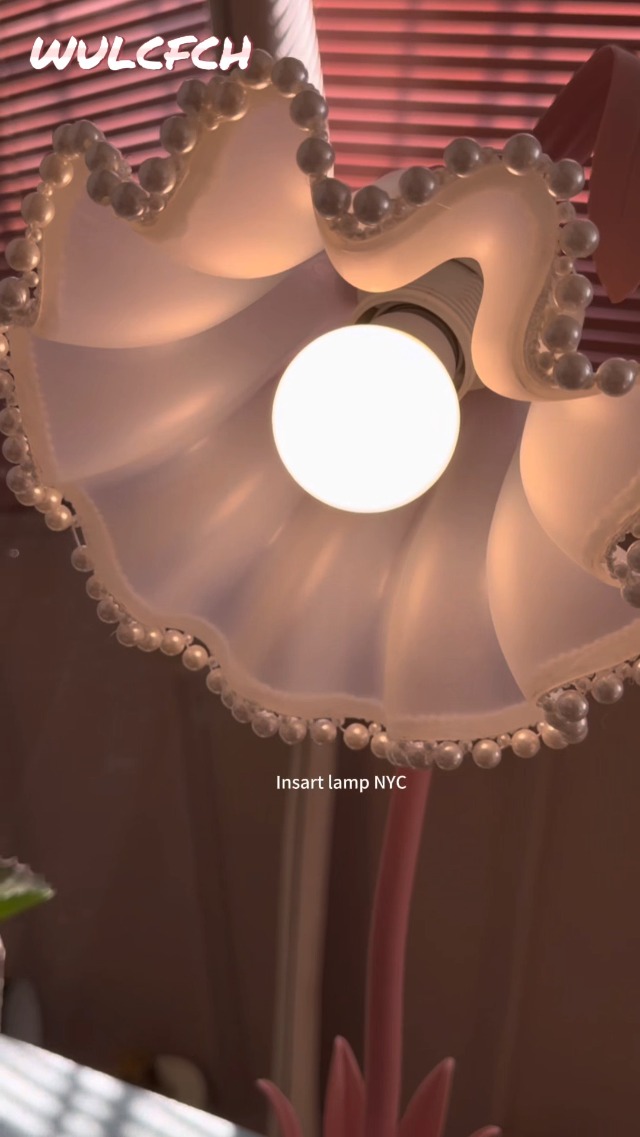 Image of Flower Table Lamp Bedside Lamps LED Reading Light,3 Color Modes Cute Small Lamp,Vintage Flower Lamp Kawaii Table Lamp for Bedroom Living Room Office Dorm Desk Home Decor (Pearl Pink lamp)