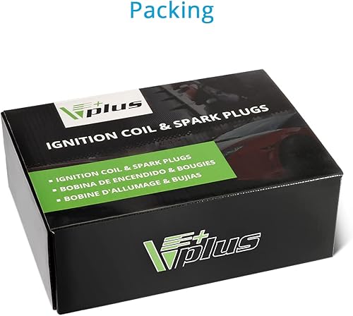 Miniatura 7 de Vplus Juego de 4 bobinas de encendido FD505 y bujías SP530, Replease DG541 DG507 DG504 Compatible con Escape Focus Tribute Mariner C-Max Fusion