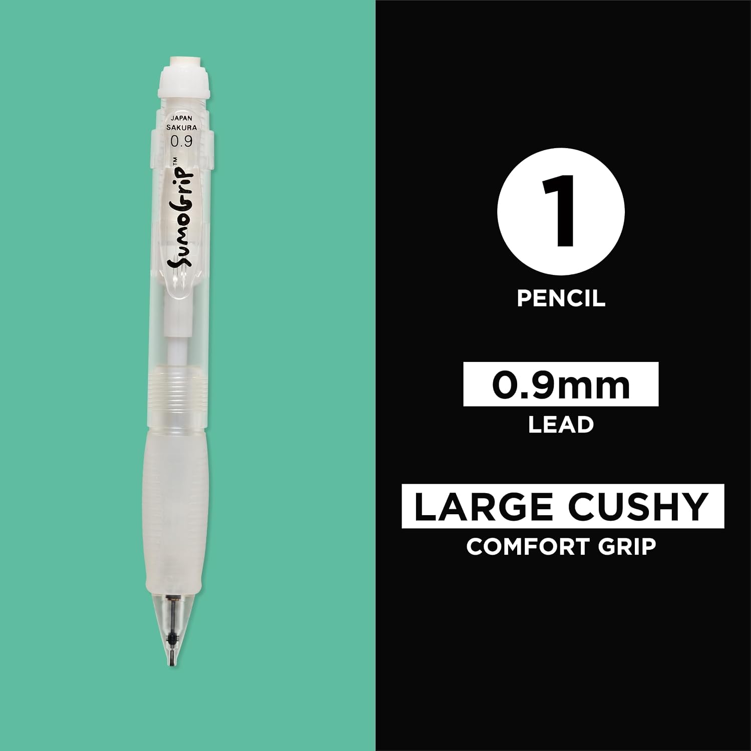 SAKURA SumoGrip Pencil and A5 Sketchbook Black Drawing Sketch Bundle