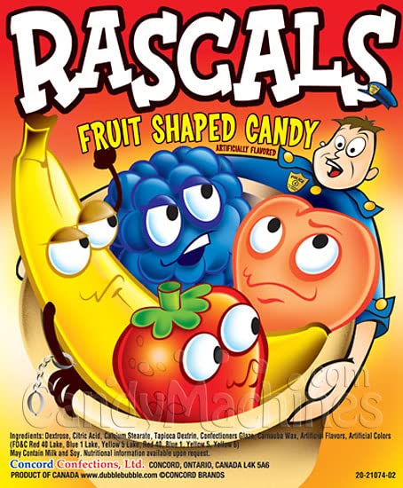 Miniatura 3 de Rascals Candy - A Modern Retake on Runts - Caramelo duro, caramelo duro con sabor a frutas, caramelo duro de 2 libras (32 onzas) CandyKorner