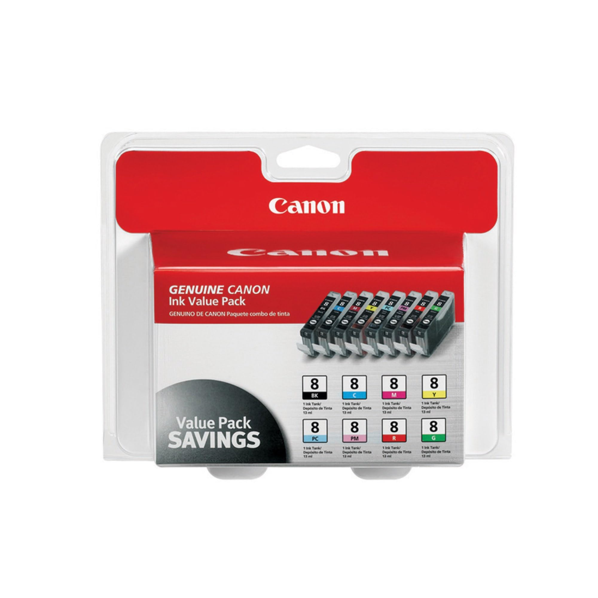 Canon CLI-8 8 Color Multi Pack Compatible to Pro9000, Pro9000 Mark II