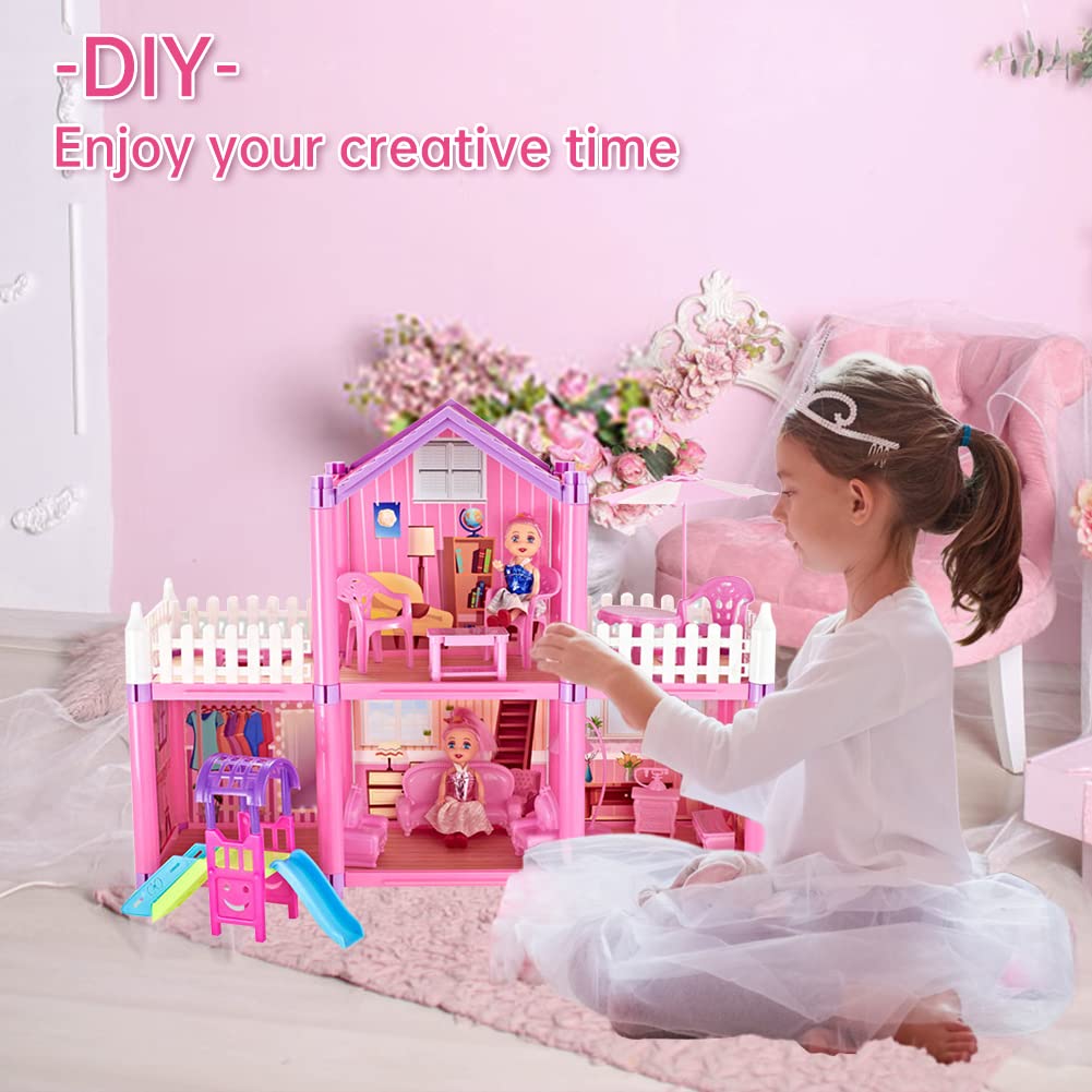 Set De 15 Muebles Miniatura Para Casa De Muñecas – Sala, Dormitorio Y Cocina De Resina, Juguete Educativo +3 Años