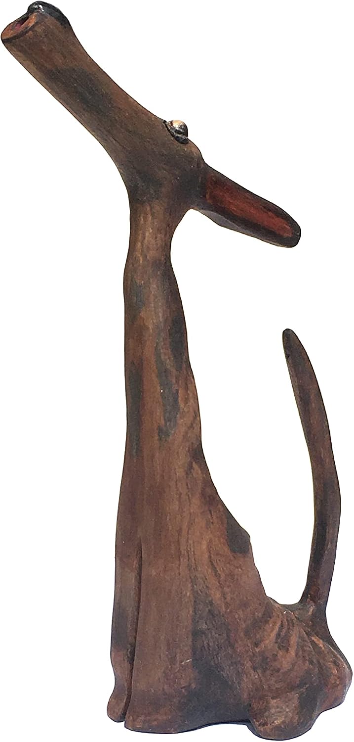Driftwood Dog Sculpture, Gorgeous Handcrafted Dog, Nautical Beach Décor by JJ STARR