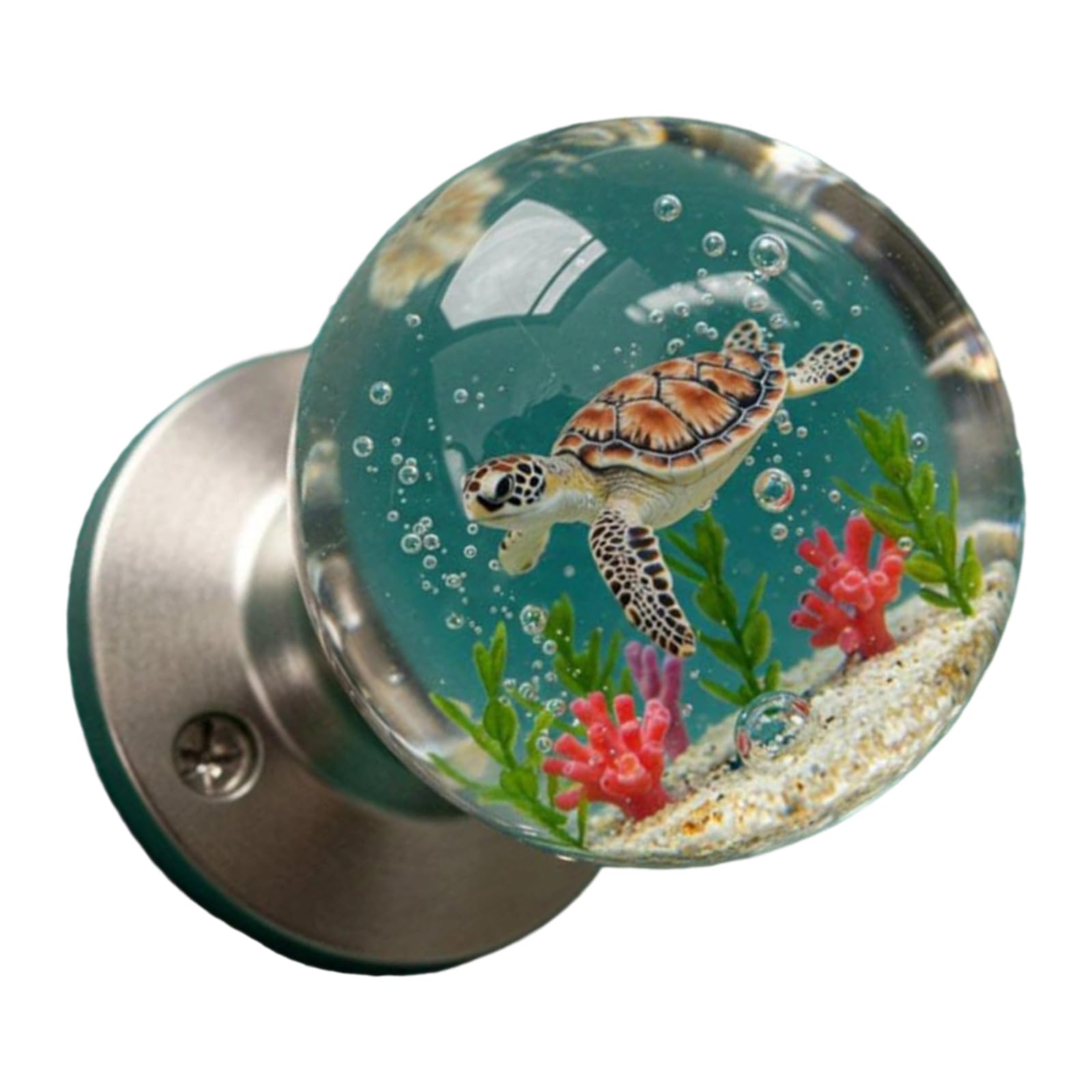 HGENAHGTF Nature Themed Flower Door Knob Retro Styles Round Bedroom Decoration Handcraft Artistics Door Handle Home Renovations Home Decoration Hardware