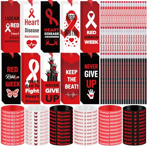 Rubans rouges pour sensibiliser le public aux maladies cardiaques facilement