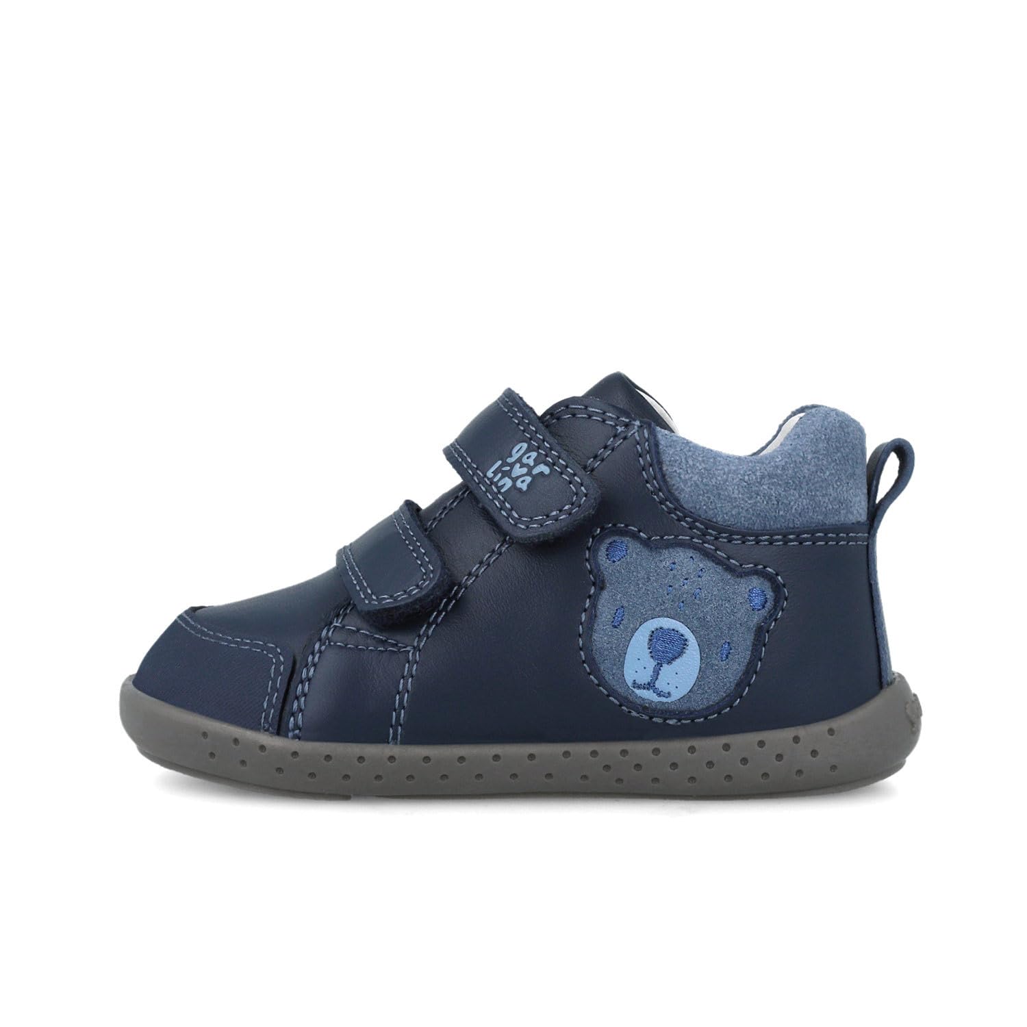 Garvalín Botín Barefoot Oso Niño Bebé 251309-A183 Color Azul Suela Flexible