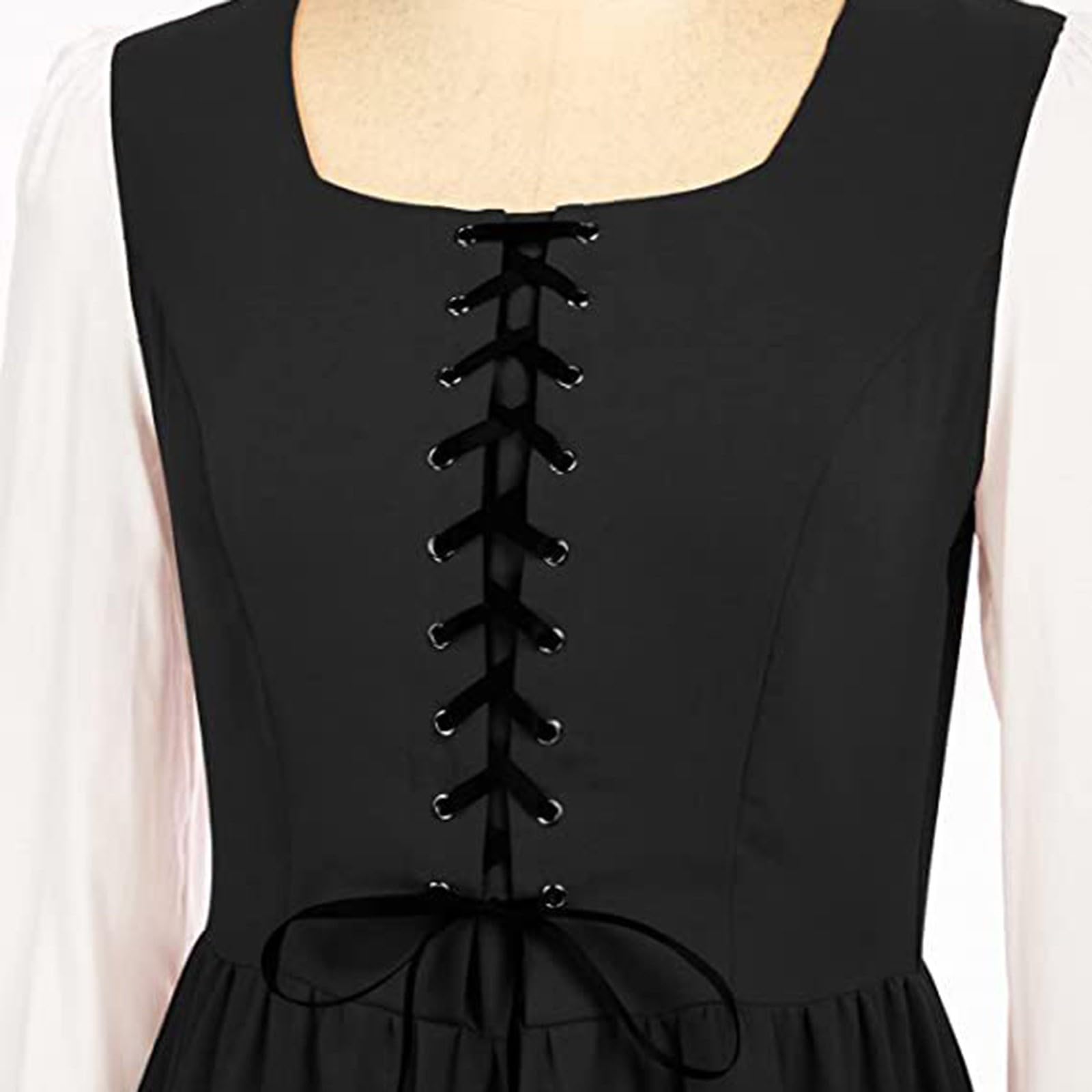 Disfraz Halloween Mujer,Vestido Medieval Renacentista Para Dama Atuendo Campestre Elegante Disfraz HistóRico Femenino Traje De Al Libre Rol Play GermáNico Victoriana