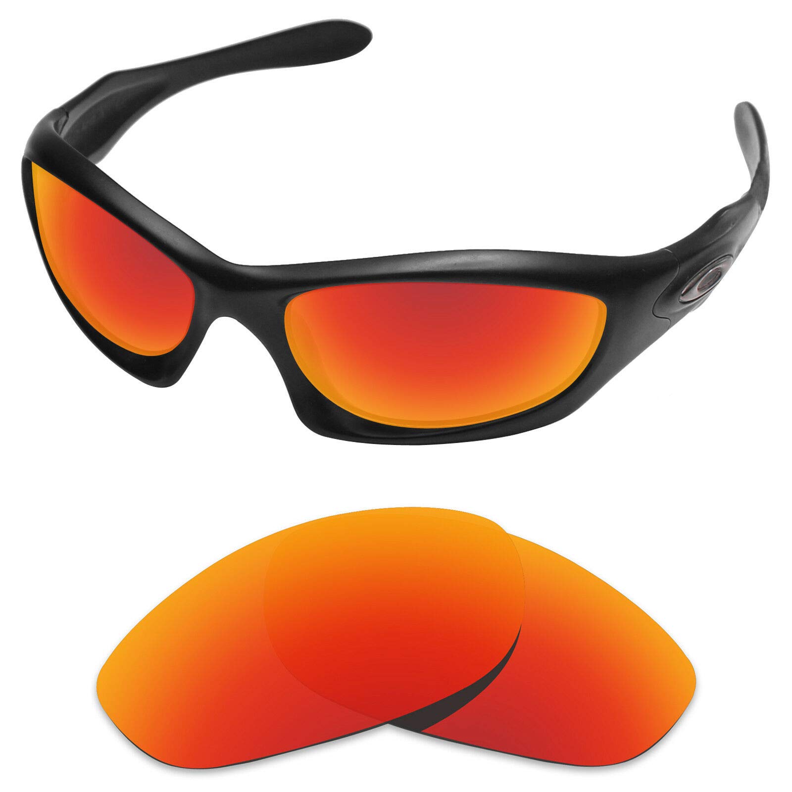 Lenti Polarizzate Ruby Red di Ricambio Compatibili per Oakley Monster Dog