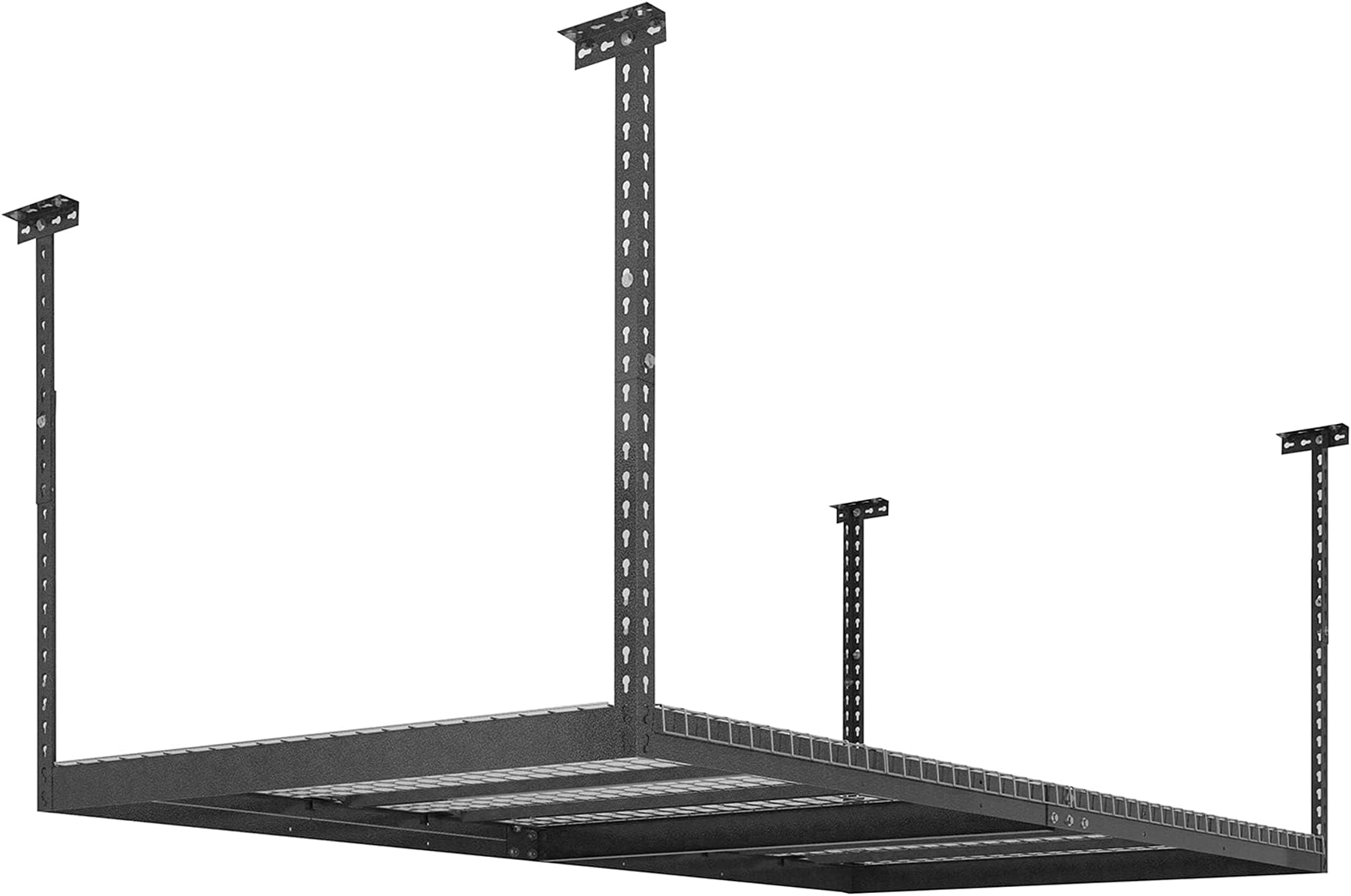 NEWAGE PRODUCTS VersaRac Gray 4' x 8' Adjustable Garage Overhead Rack, 40151
