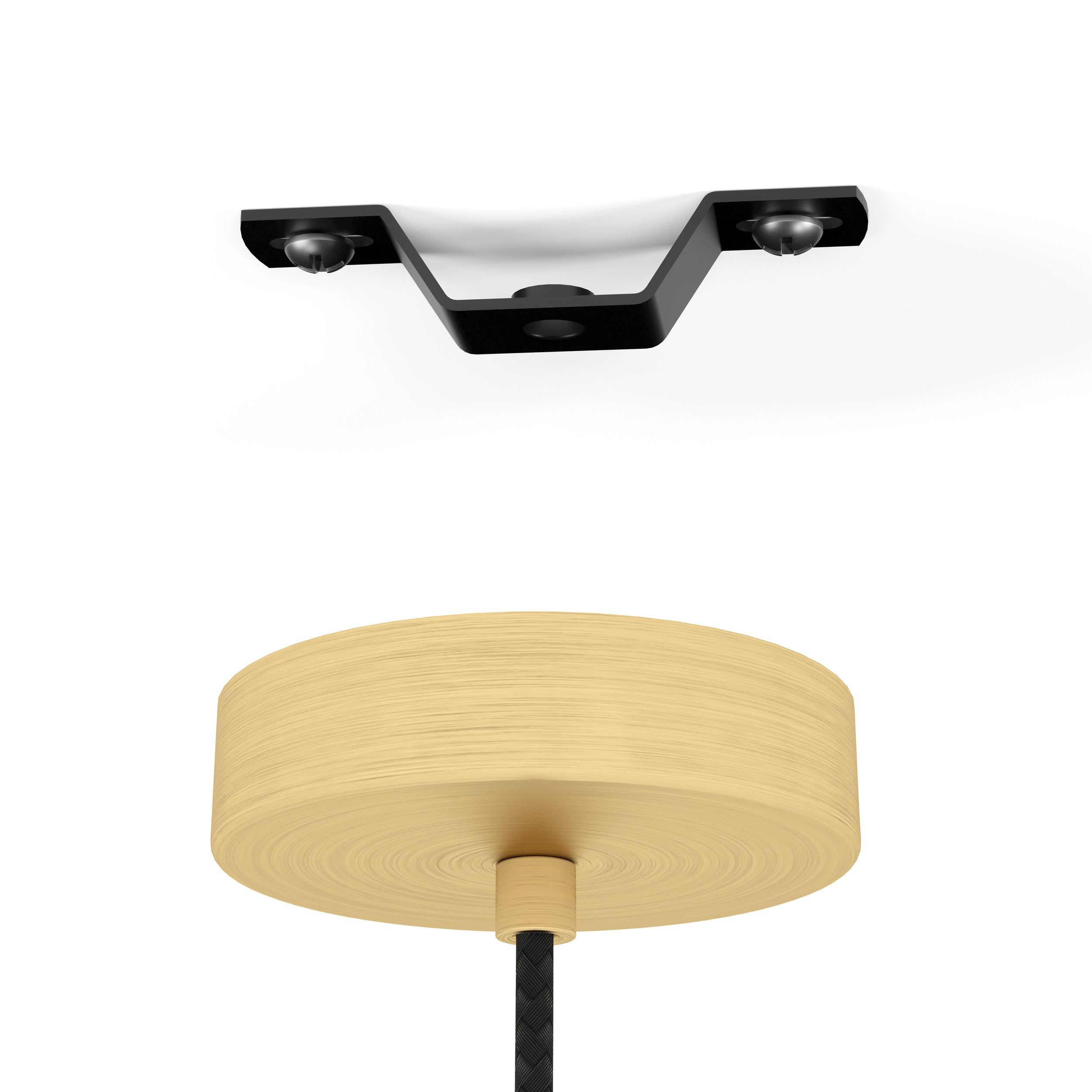 Eglo lampada a sospensione Manzanares, 1 fiamma, per tavolo | da pranzo, metallo ottone con sfere di vetro opalino bianco, attacco E27, Ø 22,5 cm