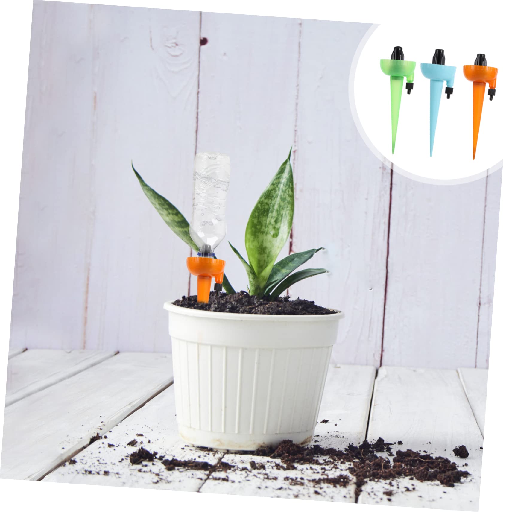 BESPORTBLE 18pezzi Irrigazione Automatica Per Piante Da Picchetti Per Auto-innaffiatura Leggeri e Regolabili Dispositivo Di Irrigazione Pratico Per Giardino e Balcone Gocciolatori Per Piante