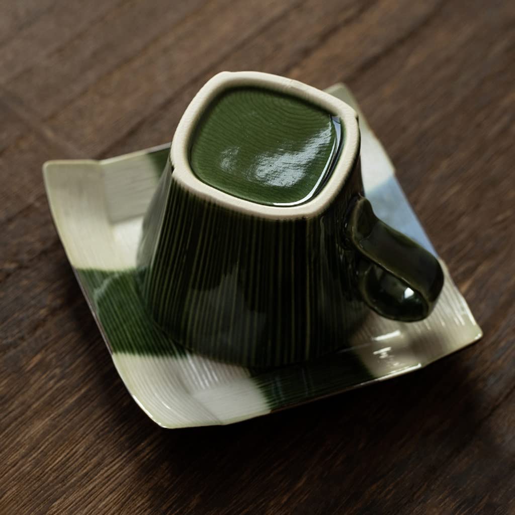 Tasse, Kaffeetasse, Teetasse, Kaffeetasse, Keramik, Keramik, Kaffeetasse, Teetasse und Untertasse, Set, Kaffeetasse, Teeset, Kaffeetassen for Kaffee, Milch, Tee, 200 ml/ 6,7 Unzen Teetassen, Kaffeetas
