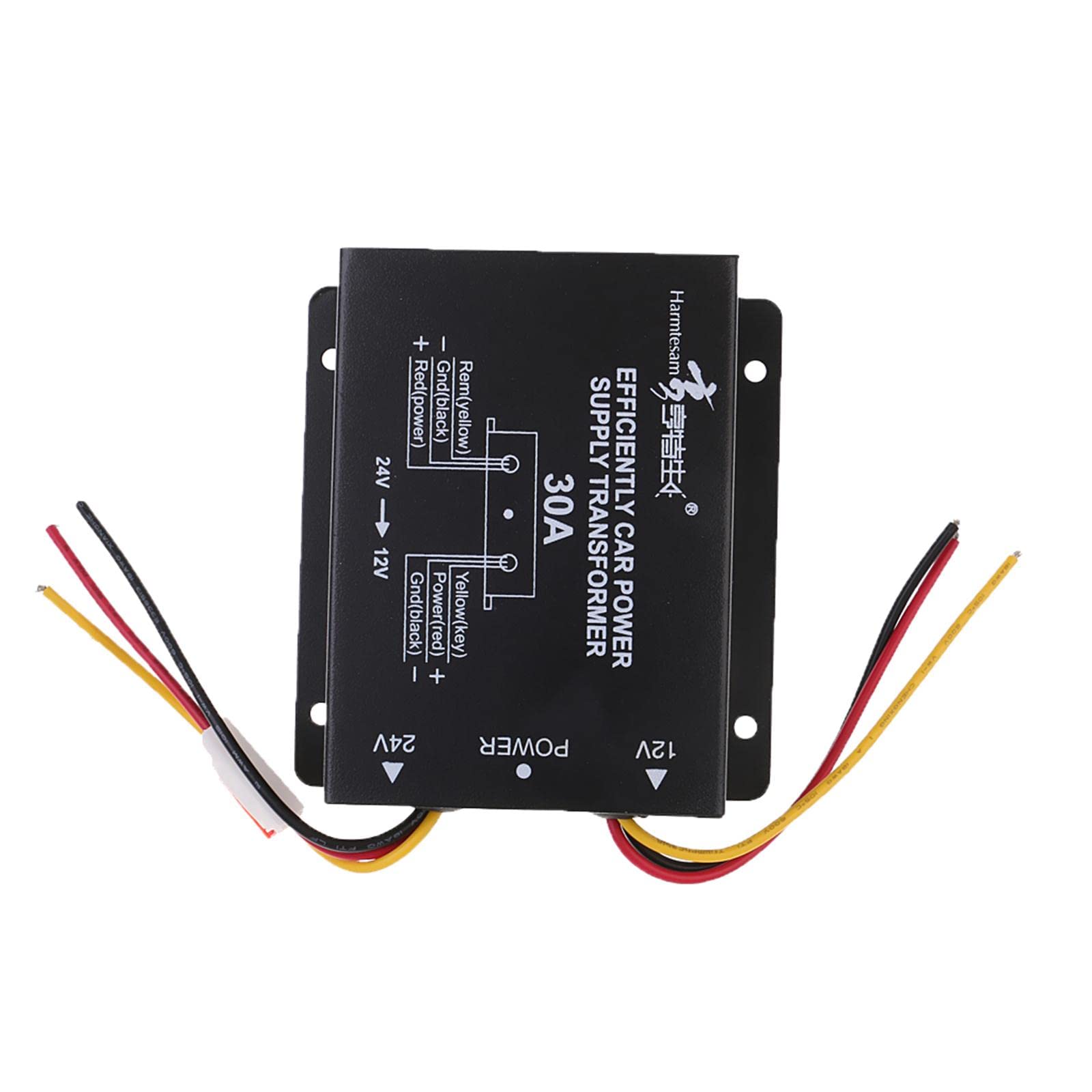 MYADDICTION Car DC 24V to 12V 30A Power Supply Voltage Step Down Transformer Converter-image-31