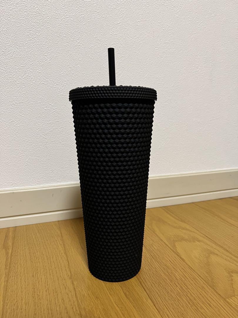 スタバ海外限定⭐️新品❗️2点セット❗️ブラックゴールドタンブラー&キラキラバック巾着 Amazon | 海外限定 北米 スターバックス コールドカップ