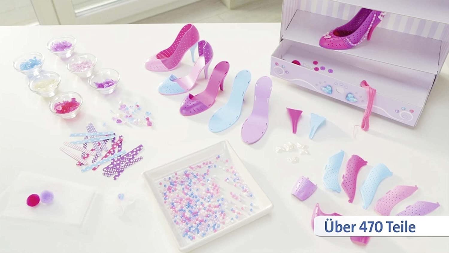 Ravensburger 18535 - Kinder-Bastelsets - I Love Shoes Maxi Princess - So Styly