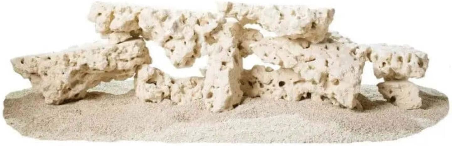 Carib Sea Aquatics South Seas Base Rock Shelf, 40-Pound