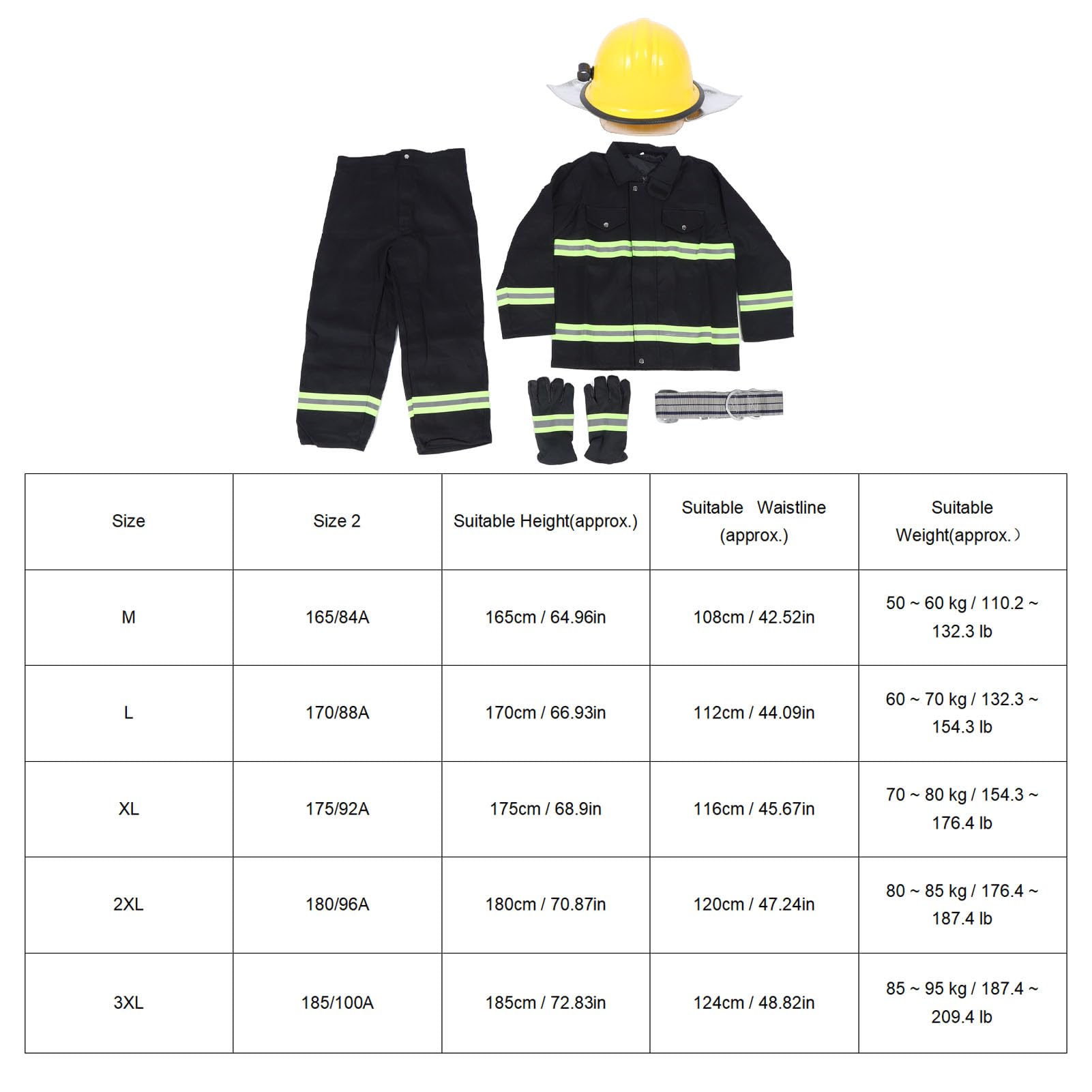 Tuta Protettiva in Cotone Ignifugo con Striscia Riflettente per Isolamento Termico, Tipo 97 Blu Navy per Lavoratori Industriali
