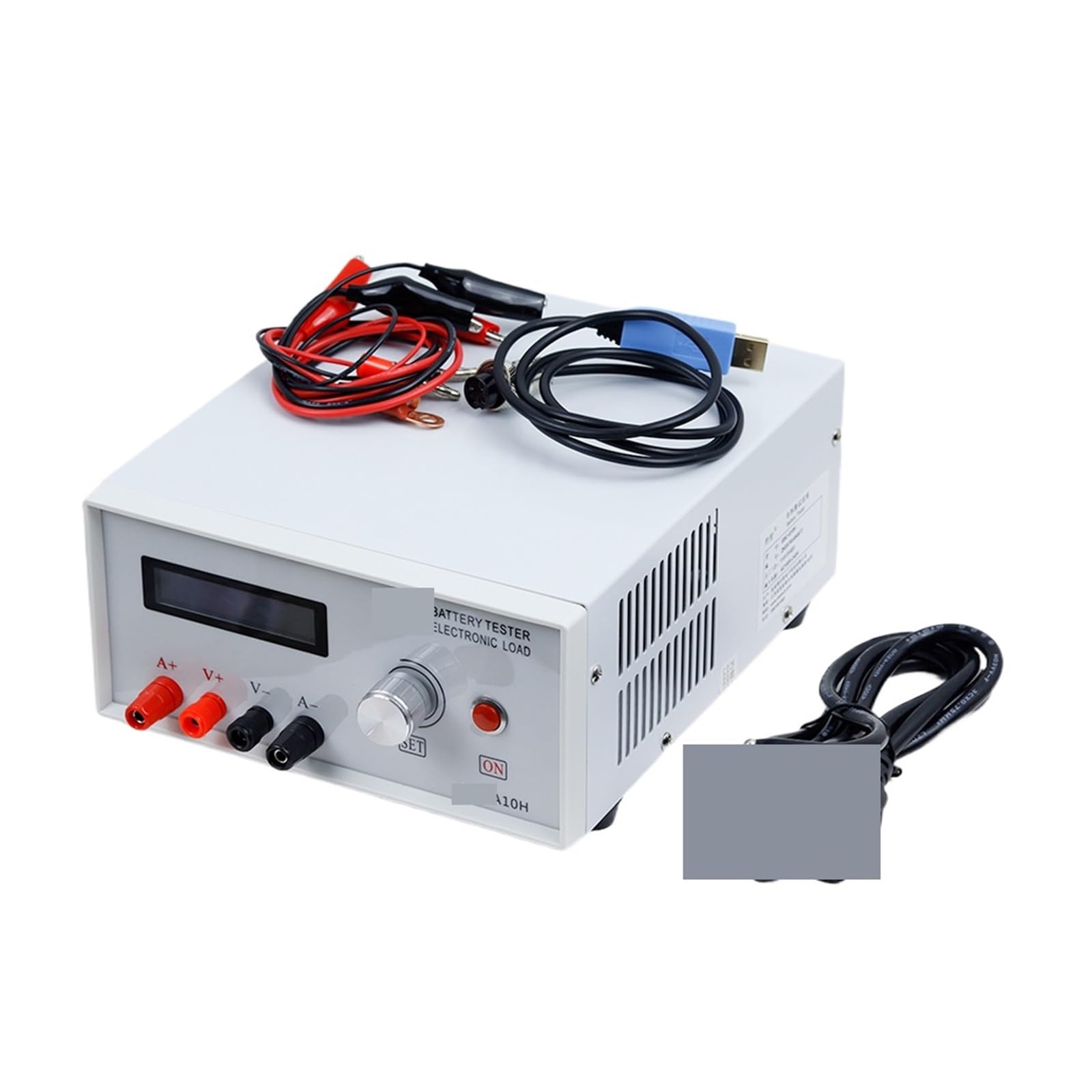 Probador de capacidad batería portátil A10H, comprobador carga y descarga ciclo prueba cabezal potencia electrónica CA 150 W Alta precisión