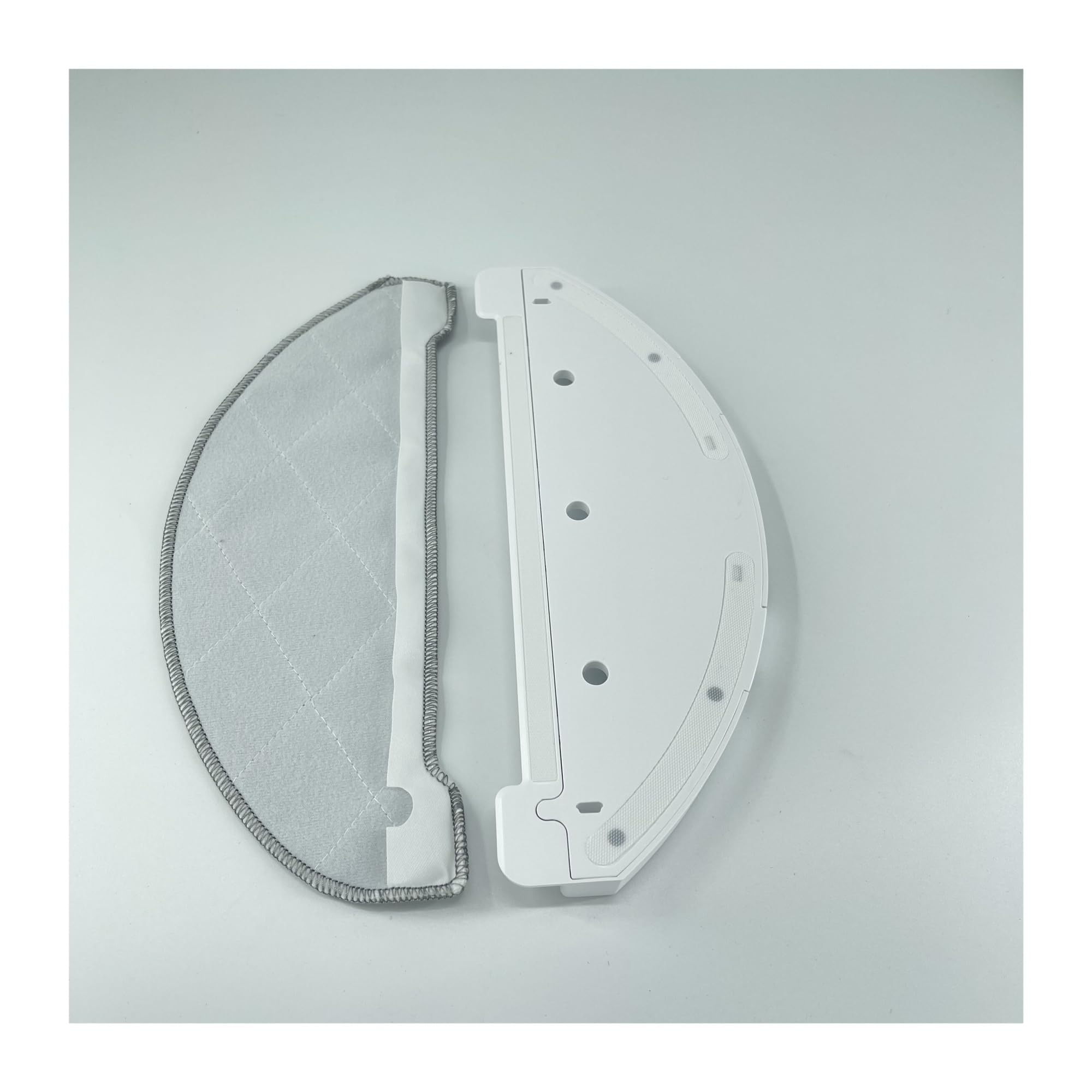 Podkładki do mopa uchwyt akcesoria kompatybilne z Xiaomi Viomi S9 odkurzacz robot Mop szmaty ściereczka do mopa wspornik wymiana części zamiennych (Color : schwarz)