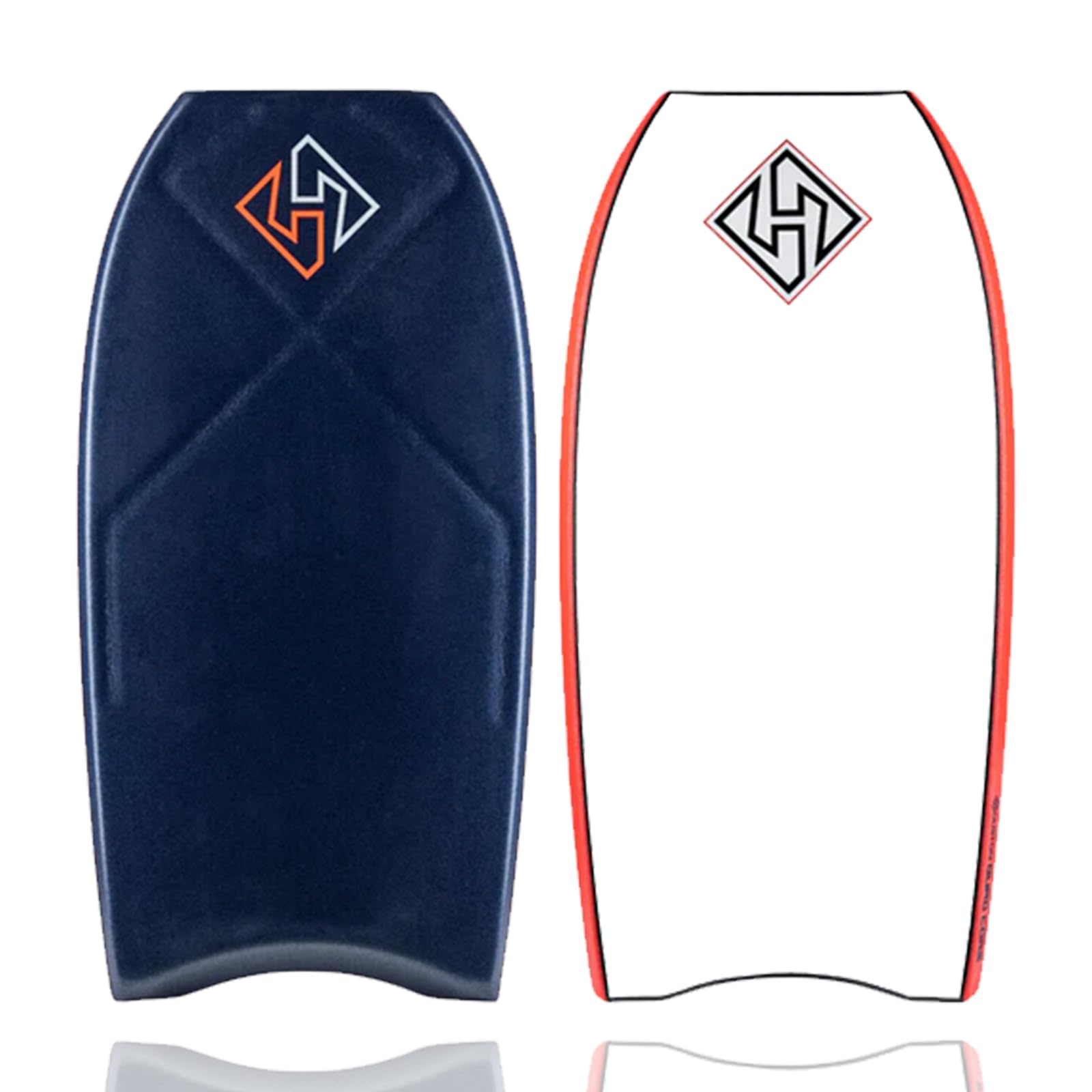 Hubboards Houston Quad Sci Five CT 40.5 Bodyboards-MBU/OR/WH