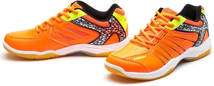 Buy Kawasaki Badminton Shoes ZhuiFeng Series K-061 (Orange, 40) at