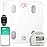FITINDEX Smart Scale and Tape Measure, Digital Bathroom Scale & Body Tape Measure Sync with APP, Bluetooth Weighing Machine, Body Composition Analyzer, for Health Care