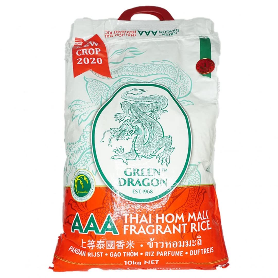 Green Dragon Thai Hom Mali Fragrant Rice 10kg