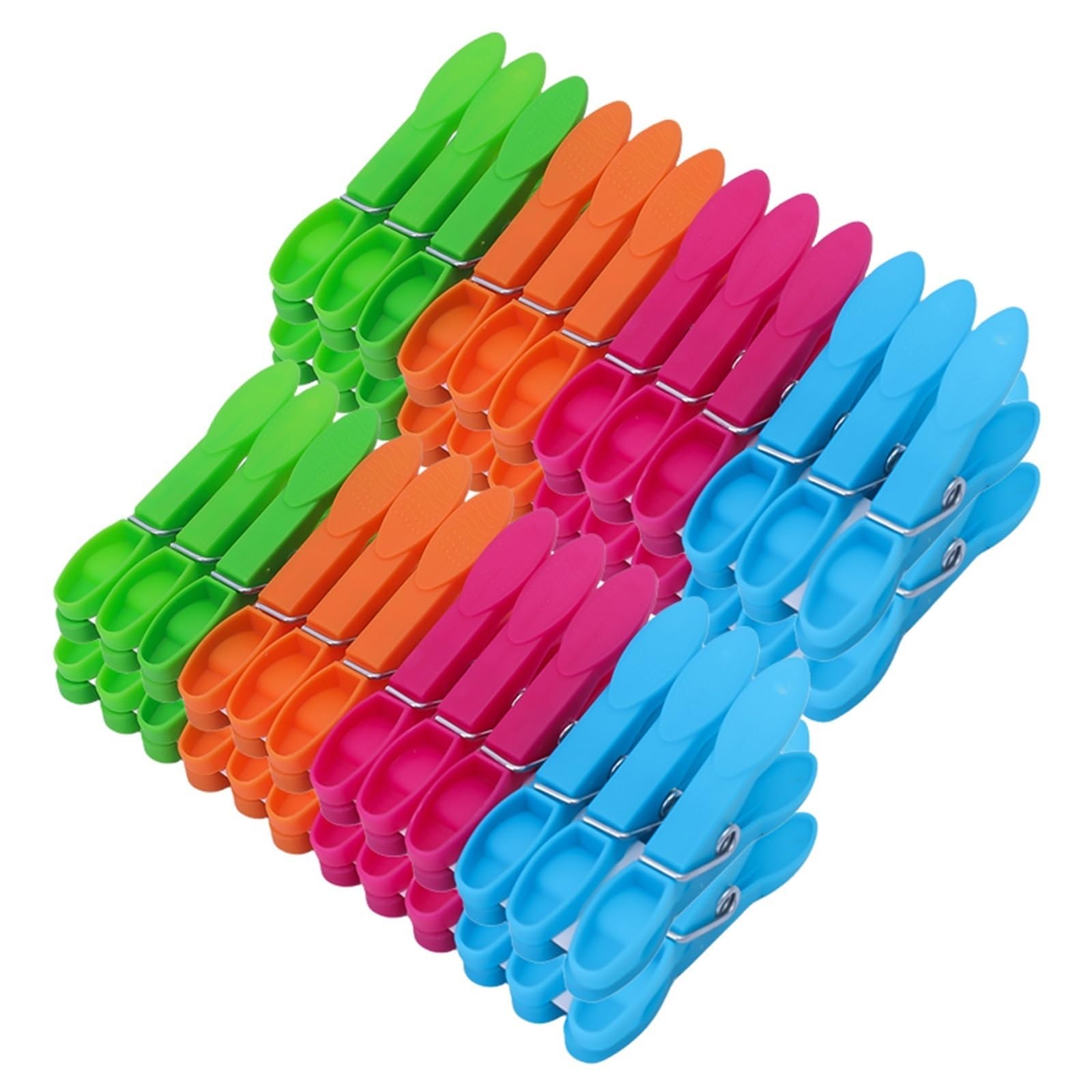 Clothes Pegs Non-Slip Clothes Pegs Windproof Laundry Clothespins Socks Towel Hanging Peg Crafts Picture Plastic Clips Food Package Seal Clamp