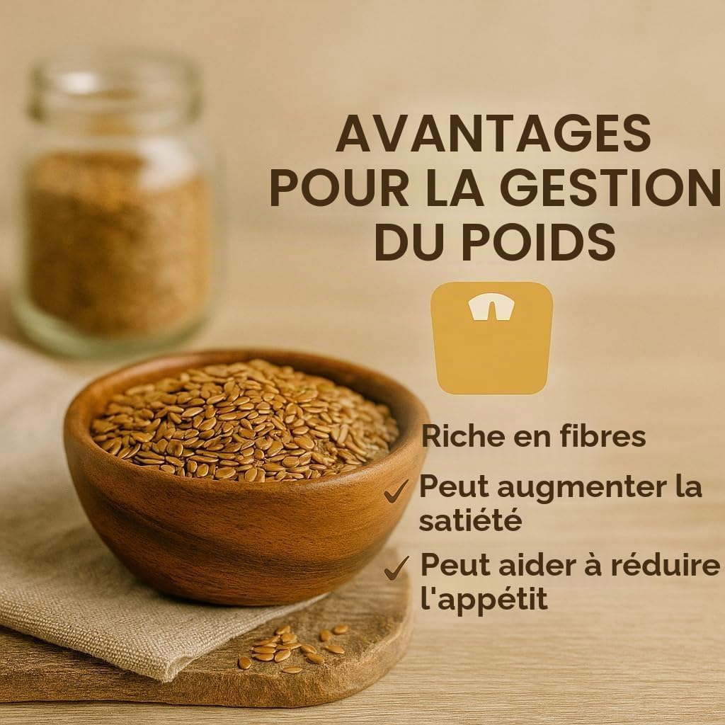 GiDeli Graines de Lin Doré 10kg - Haute Teneur en Oméga 3 et Fibres - Sans Additifs - Idéales pour la Boulangerie - Veganes - Complètes et Naturelles - Parfaites pour Muesli, Pain et Lait