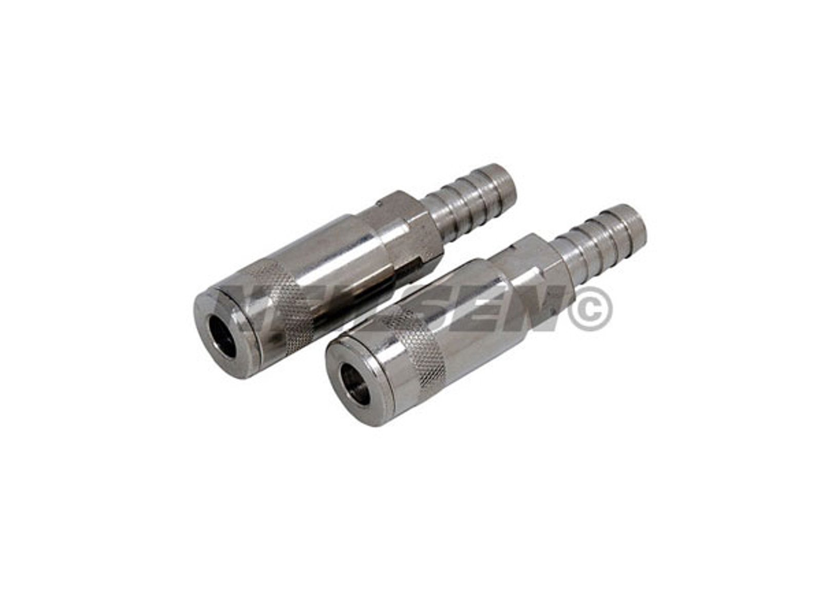 2 Air Line Quick Coupler 1/2"" Hose End Barb Coupling Fits pcl Bayonet Connector