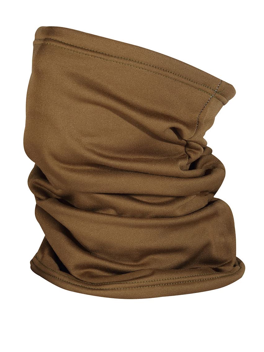 Sub Zero Unisex Khaki Winter Neck Warmer 18" Long Super Soft Fleece Thermal Snood Scarf Neck Gaiter Head Over For Walking Running Motorcyclists One Size (Khaki)