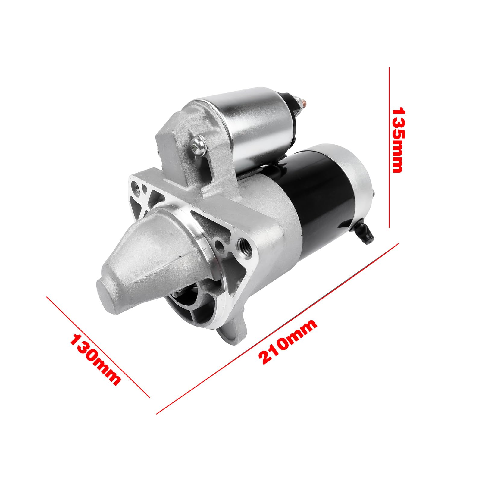 Motor de arranque de repuesto para Navara NV400 Primastar Qashqai Movano B Vivaro A Laguna Scénic Trafic II 2.0 dCi 2.3 dCi 93169459 93456401 8200458765 8200402016 8200621305 8200628430 | Compatible con Nissan Opel Renault 93169459, 93456401, 93857703, 93