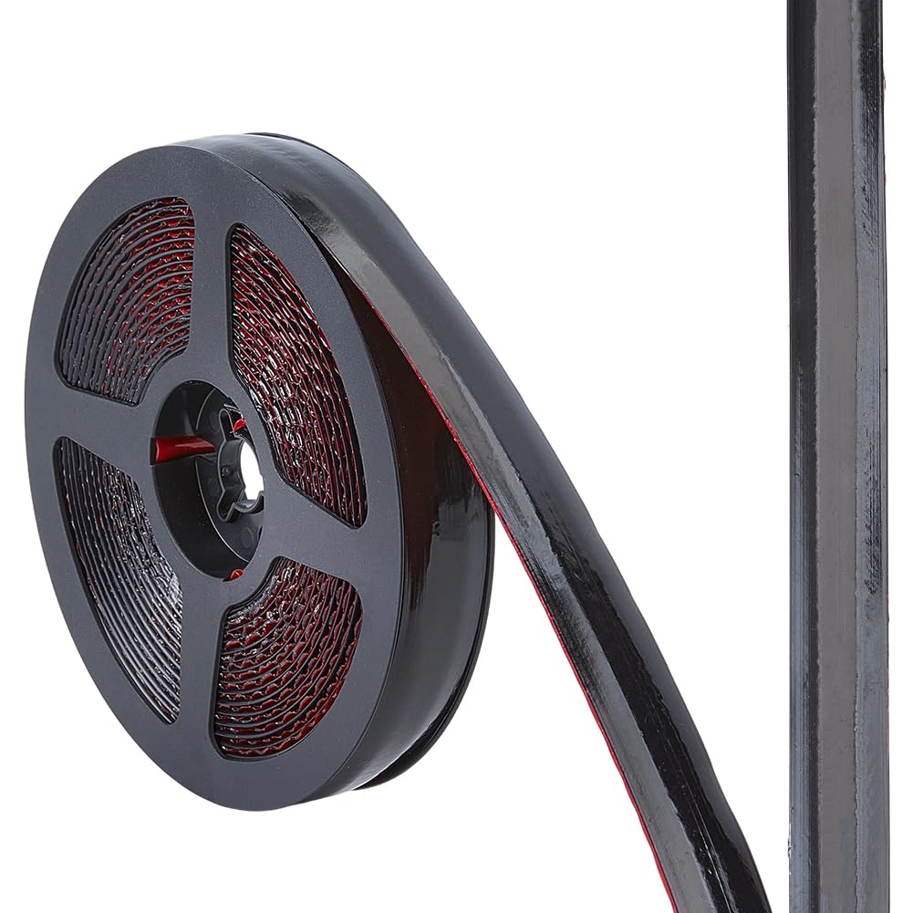 GORGECRAFT 6m Waterproof Caulk Strip 20mm Self-Adhesive Black Ceramic Tile Gap Tape Decorative Sealing Strips Peel and Stick Tape Roll Floor Edge Sealant Trim for Shower Bathtub Bathroom Toilet