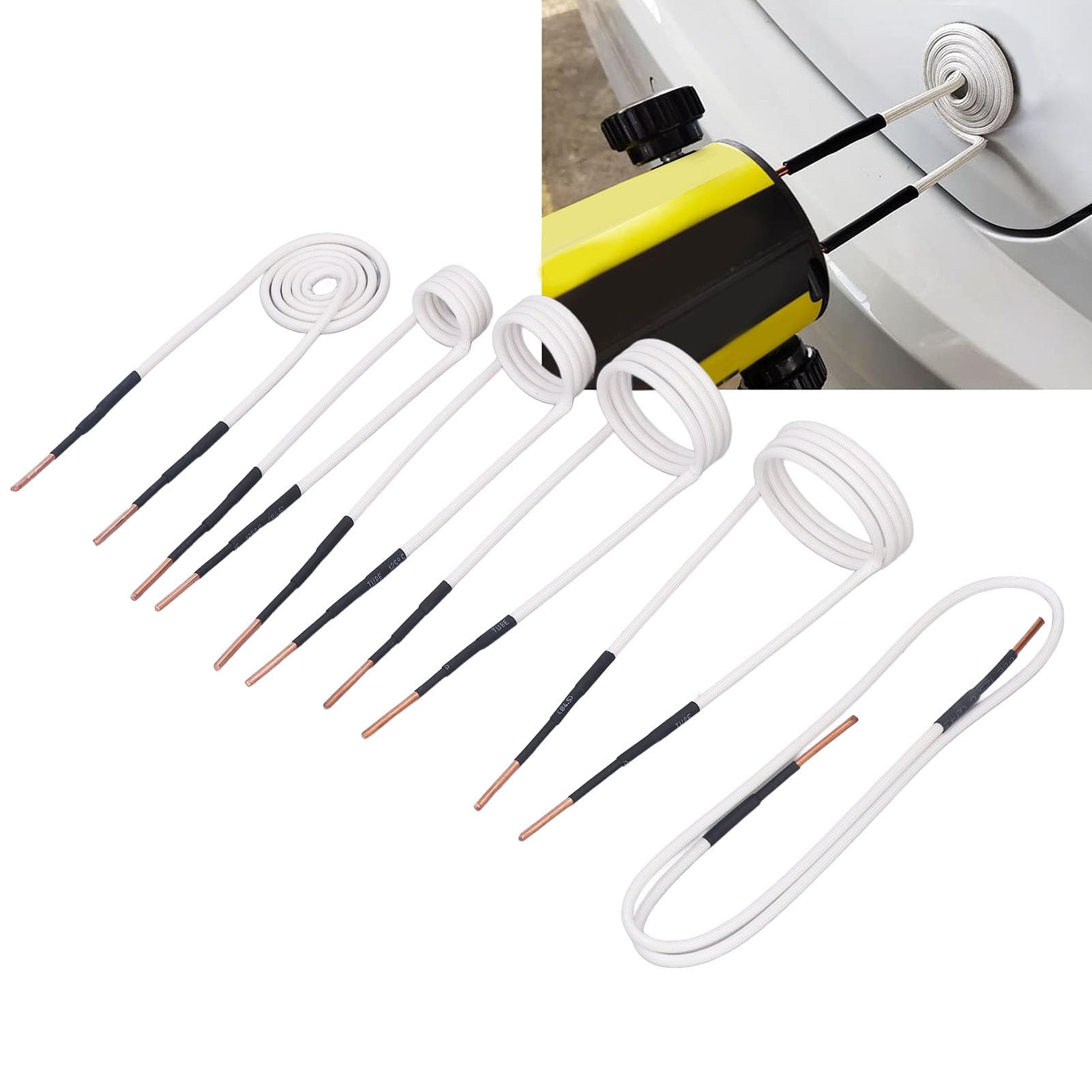 Kit 6 Bobines Chauffage Induction 2,5 Mm Laiton – 20/30/40/50 Mm + Longue + Plate – Pour Dévisser Écrous & Boulons Rouillés