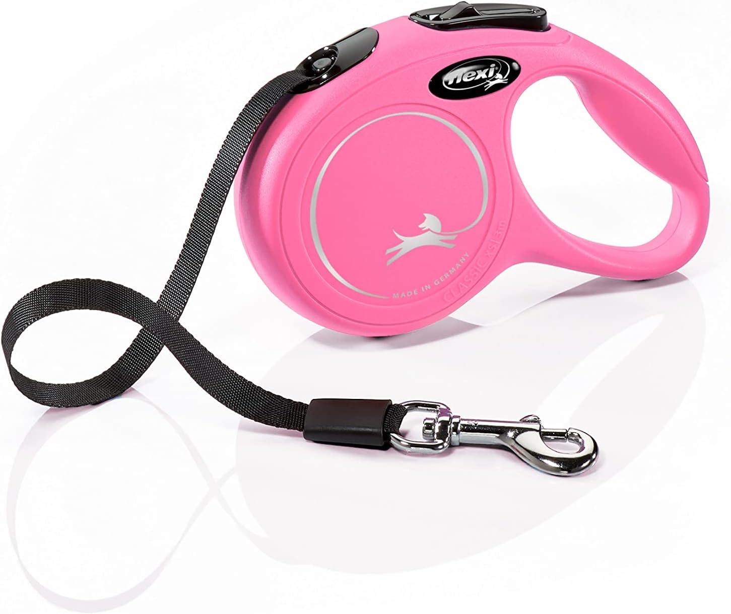 New Classic Retractable Lead Tape, X-Small, 3 m, Pink