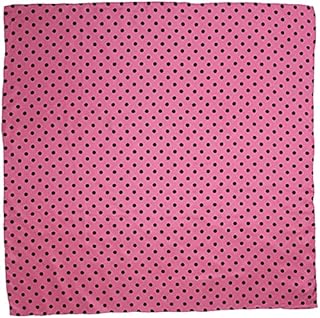 Wyoming Traders Wild Rag Pink Cowboy Jumbo Polka Dot Scarf