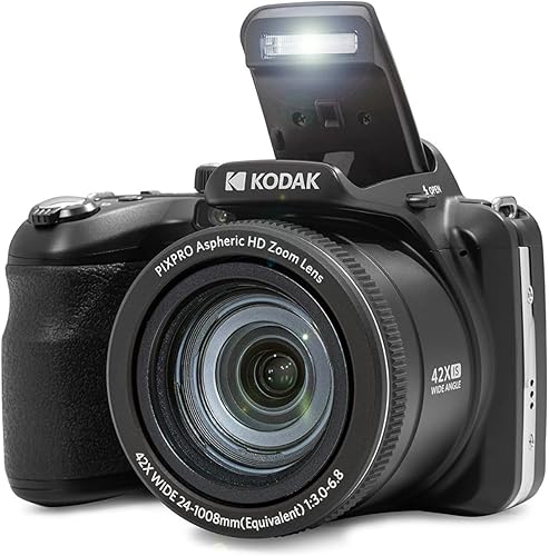 Miniatura 8 de KODAK PIXPRO AZ421 Astro Zoom Cámara digital de 16 MP negro Paquete con tarjeta SD de 32 GB batería de repuesto y cargador y accesorios de