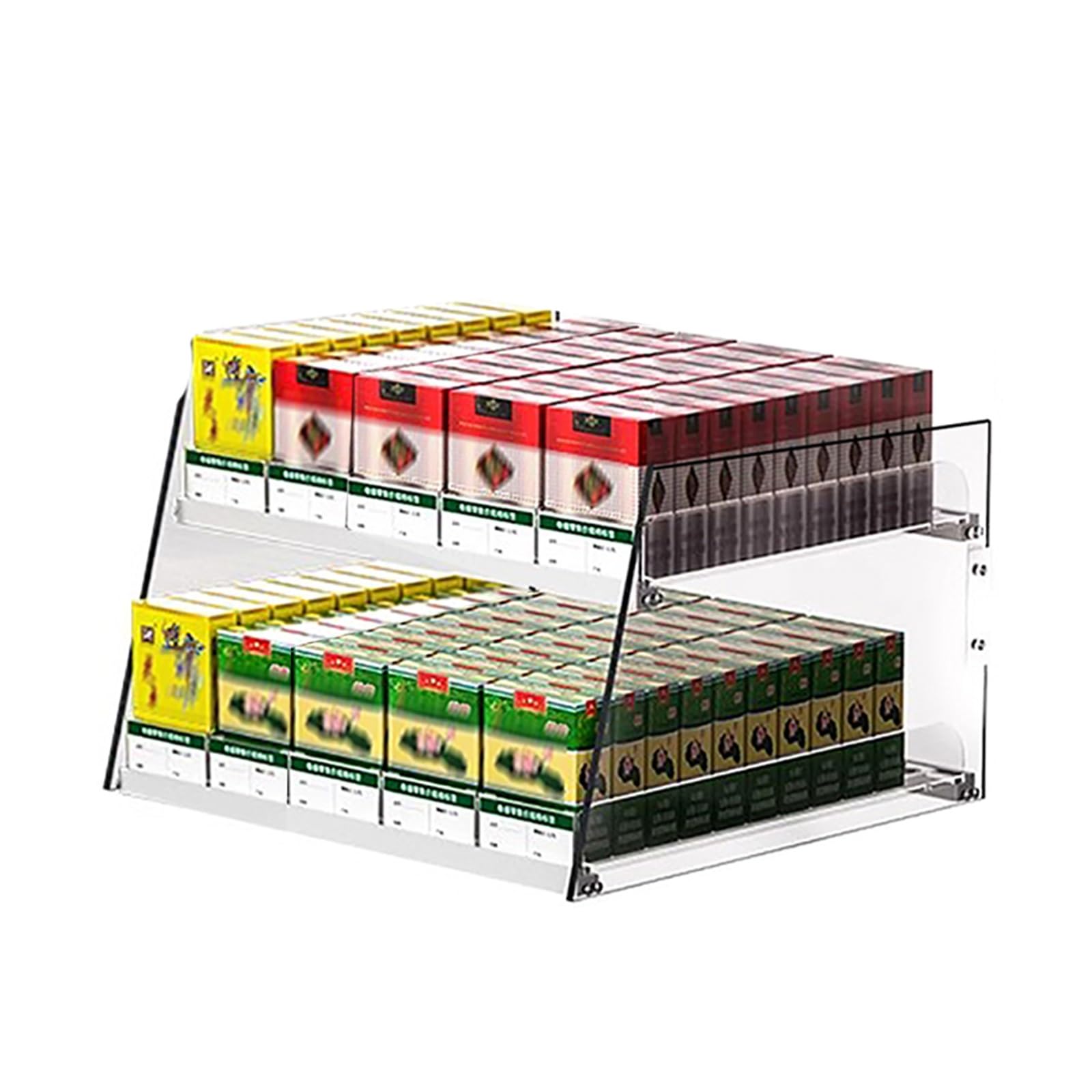 Présentoir à cigarettes acrylique pour comptoir de tabac et presse