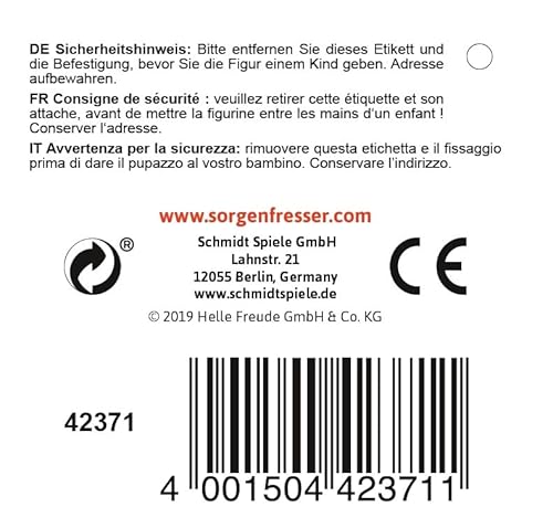 Schmidt Spiele Gmbh Molly, Klein, 23 Cm - PlüSch Sorgenfresser Klein - 2