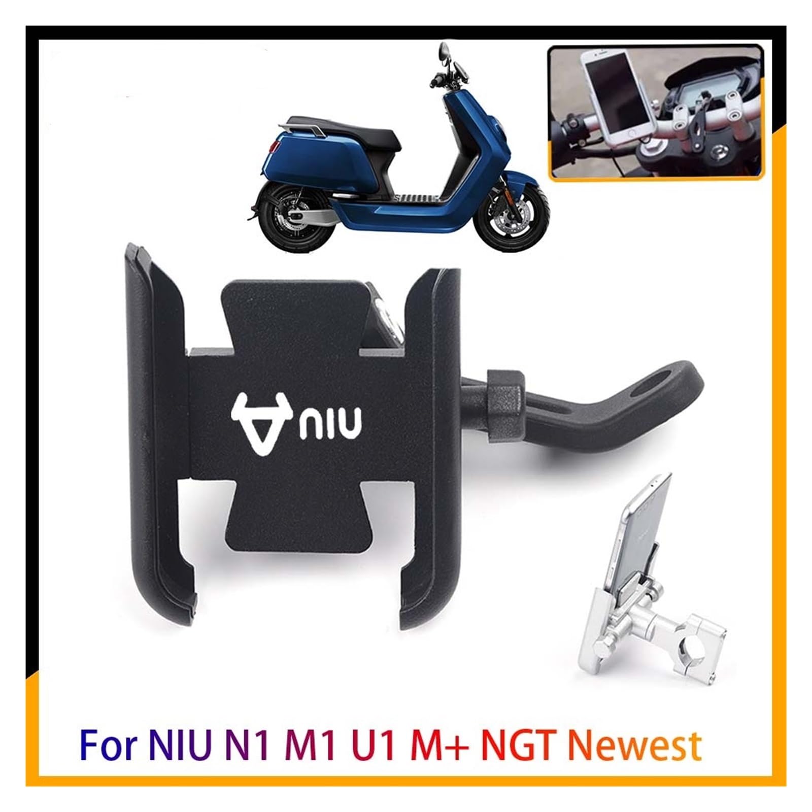 Amazon.co.jp: バイクアクセサリー 携帯電話ホルダー NIUの場合 N1 M1 