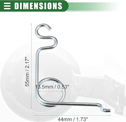 Miniatura 5 de Motoforti Resorte de puerta de combustible, tapa de gasolina, resorte de cubierta de puerta de tanque de gas, para Ford F-150 2009-2014, para