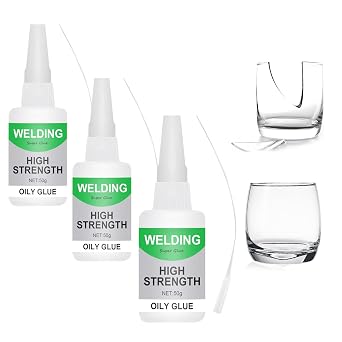 Welding High-Strength Oily Glue, Strong Adhesion Oil-Based Welding Glue, Instant Bonding Multifunctional Glue for Shoes, Ceramics, Metal, Plastic, Wood, Leather, Glass 3PCS
