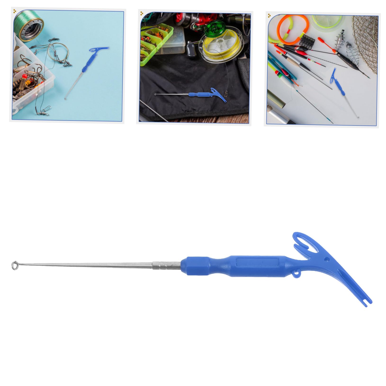 Toyvian engins de pêche extracteur d'hameçon Requin extracteur d'hameçons en Acier Inoxydable Hameçon extracteur Outil de pêche Outil pour enlever Les hameçons Pince à hameçon Abdos Rouge