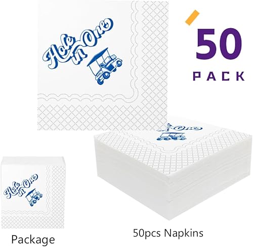 Miniatura 8 de SharkBliss Servilletas de cóctel de golf, Thanks Fore Swinging By My Par-Tee Servilleta de papel desechable para cóctel para decoración de mesa