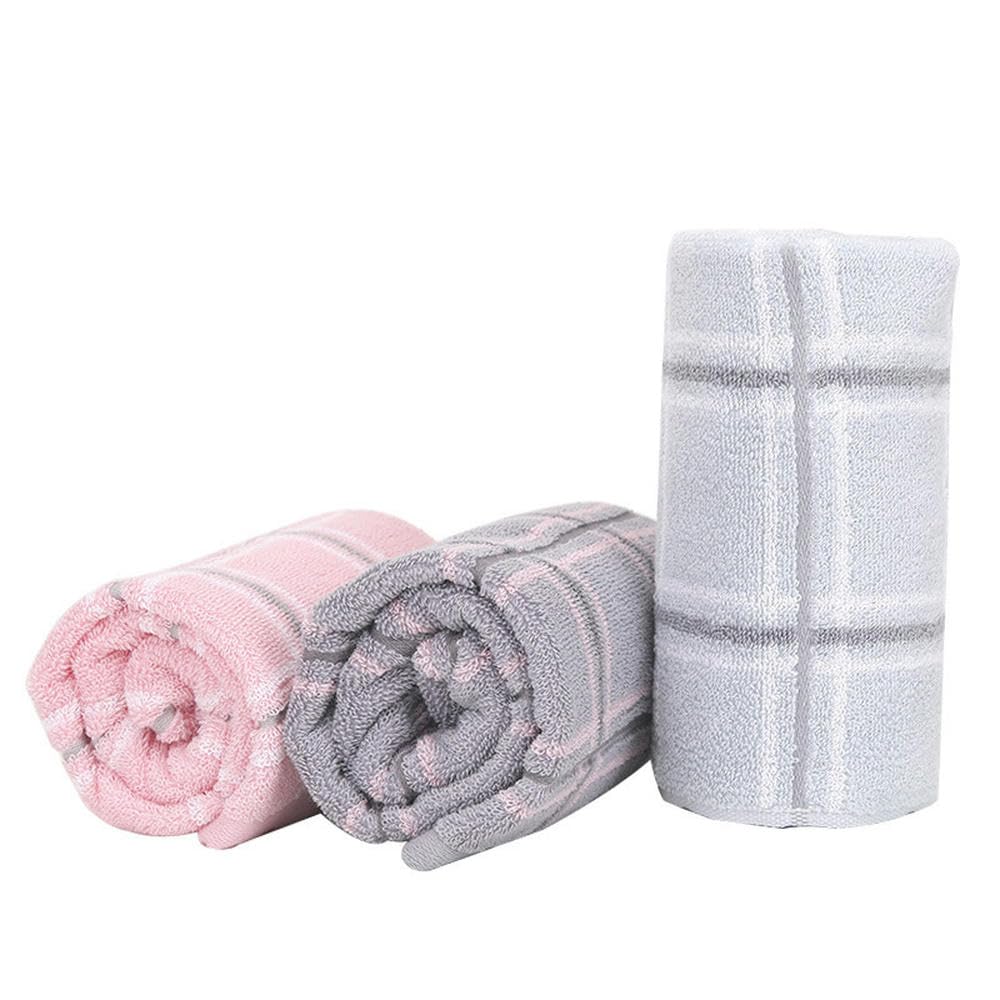 Serviettes de visage absorbantes en coton finie la peau irritée avec ce lot de 3