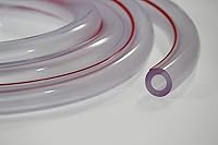 Vista 1 de Melasty - Manguera de leche transparente de grado alimenticio para máquinas de ordeño de vaca o cabra de 8 pies de largo