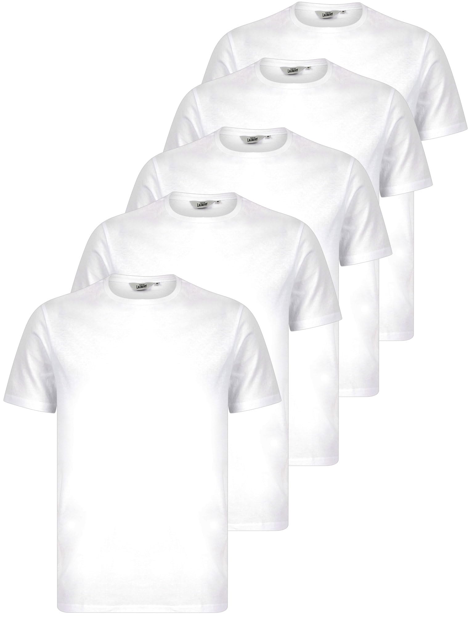 Tokyo Laundry T-Shirts Raggo Homme Gris Clair Chiné