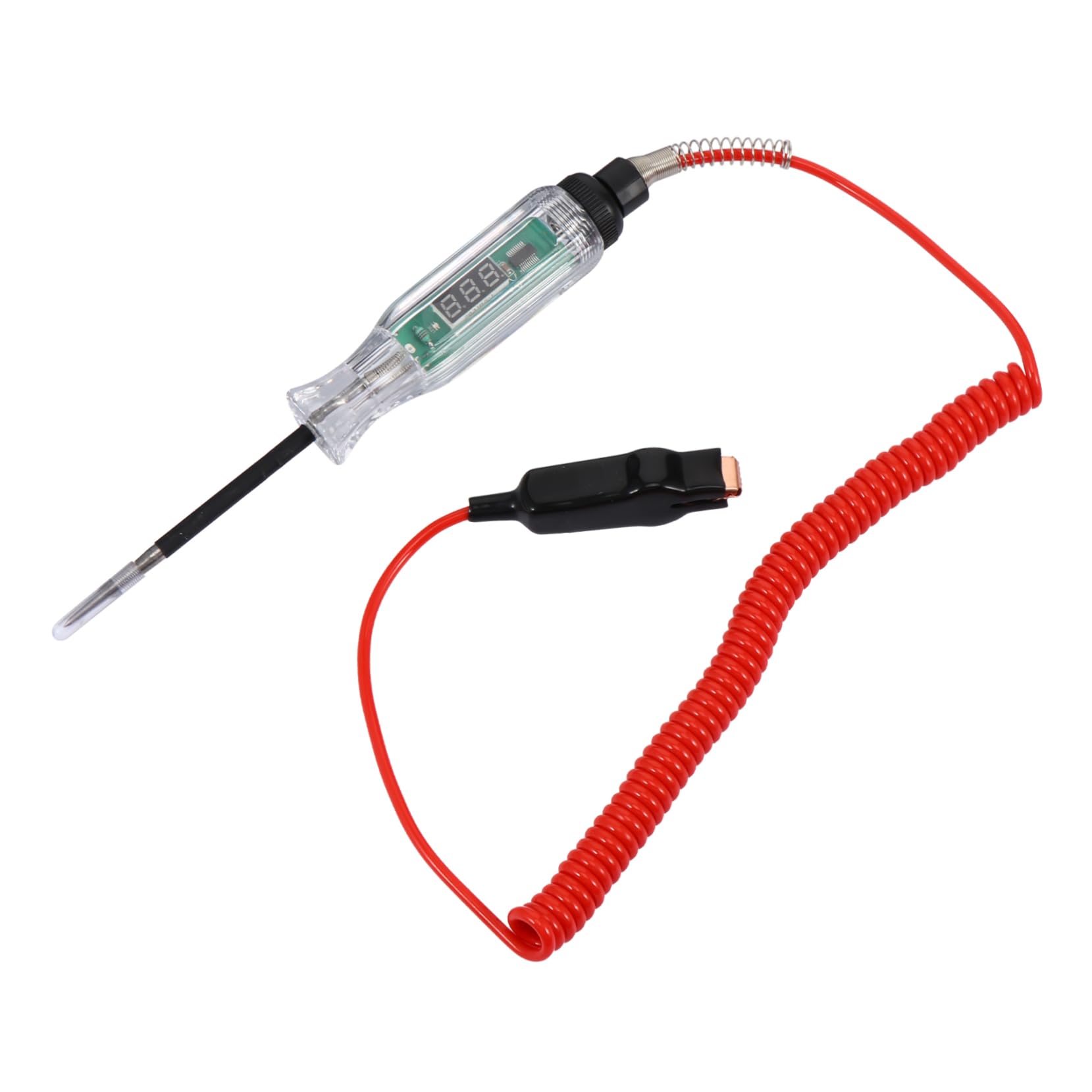 NUOBESTY Car Digital Volt High Precision Auto Electric Circuit Tester with LCD Display Ergonomic Design Durable Material Easy Operation Low Error for Vehicle Diagnostics
